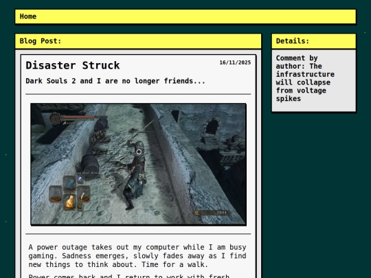 blog/Disaster-Struck screenshot
