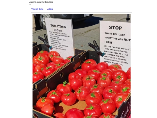jelly/tomatoes screenshot
