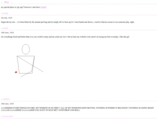 blog screenshot