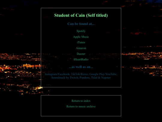 album_studentofcain screenshot