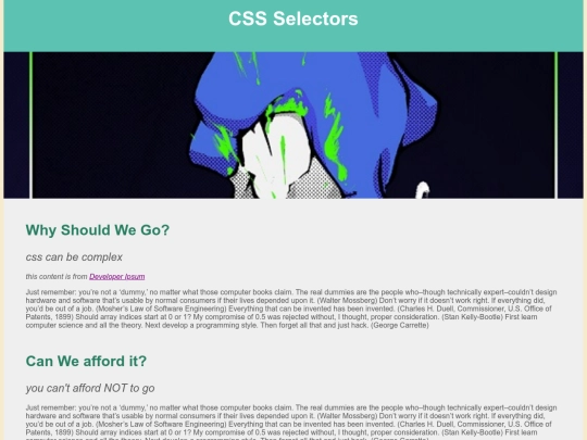 cssSelector screenshot