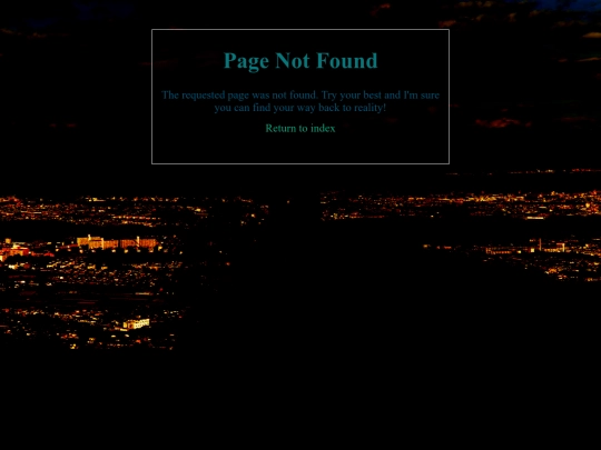 not_found screenshot