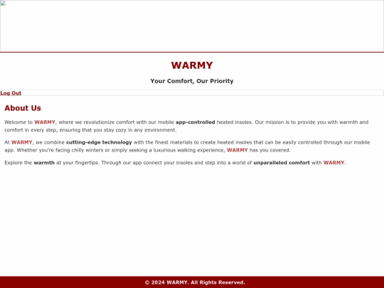 AboutUs screenshot