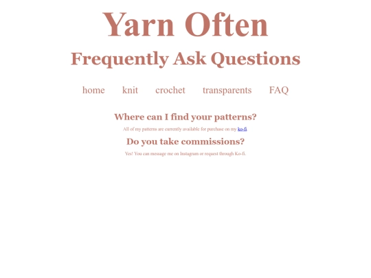 faq screenshot