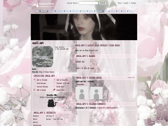 spacehey screenshot