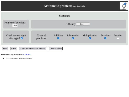 Arithmetic_Problems v.1.0.2 screenshot