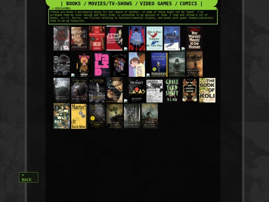 interests screenshot