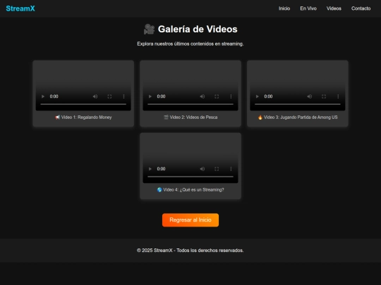 videos screenshot