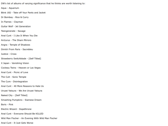 writing/music_album_list screenshot