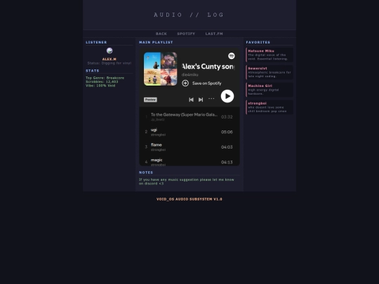 music screenshot