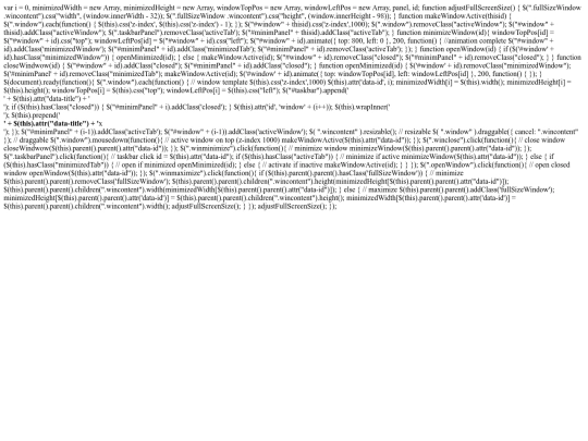 index screenshot
