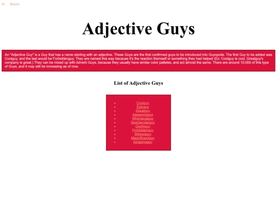 AdjectiveGuys screenshot