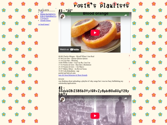 playlists screenshot