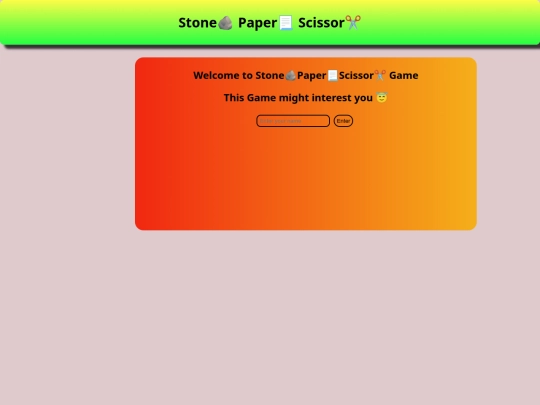 stone paper scissors/sak screenshot