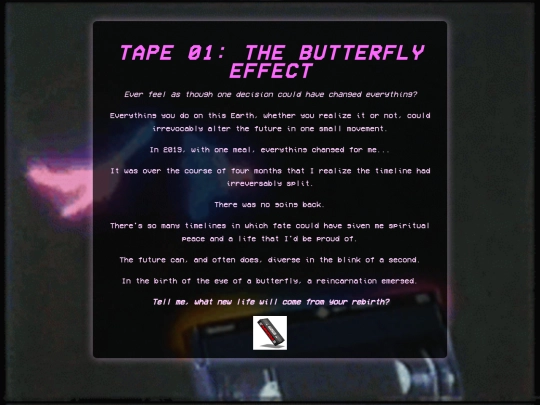 thebutterflyeffect screenshot