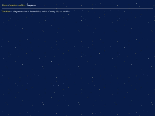 comp/archives/docs/links screenshot