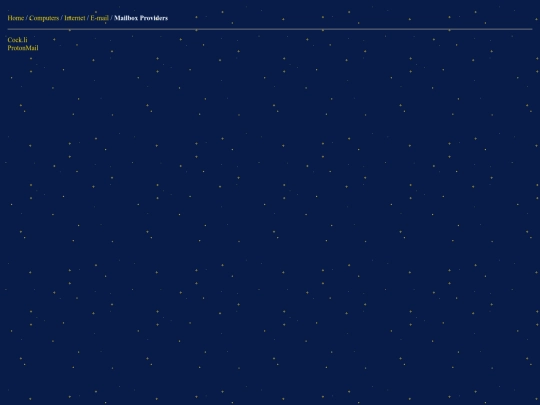 comp/i/email/mp/links screenshot