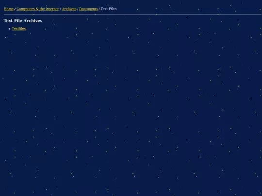 compnet/archives/docs/txt/links screenshot