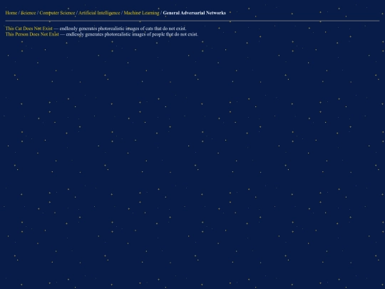 sci/cs/ai/ml/gan/links screenshot