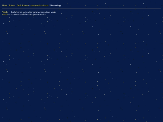 sci/earthsci/atmosci/meteorology/links screenshot