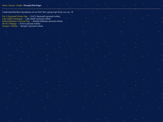 soc/people/personal/links screenshot