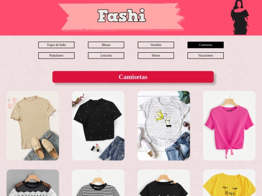 camisetas screenshot