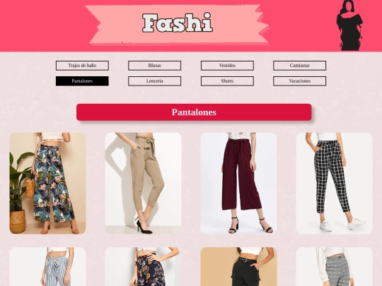 pantalones screenshot