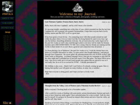 journal screenshot