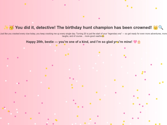 celebration screenshot