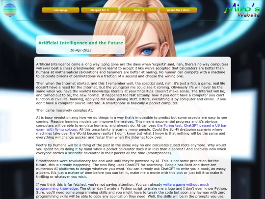 2023-04-10-Artificial-Intelligence-and-the-Future screenshot
