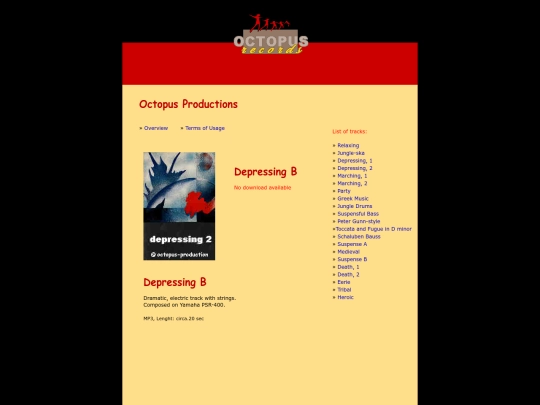 tracks/depress2 screenshot