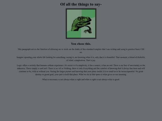 philosophy screenshot