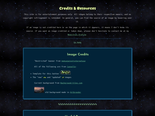 credits screenshot
