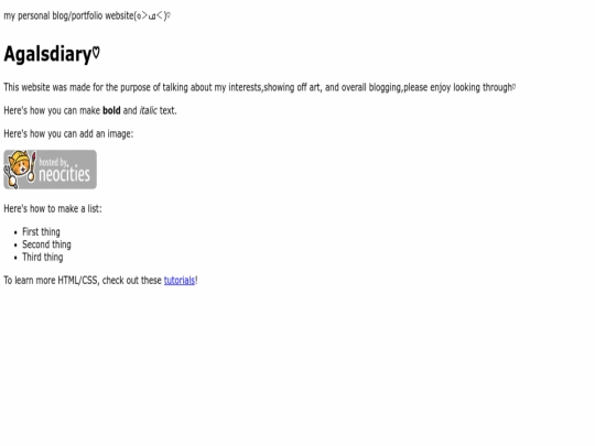 index screenshot