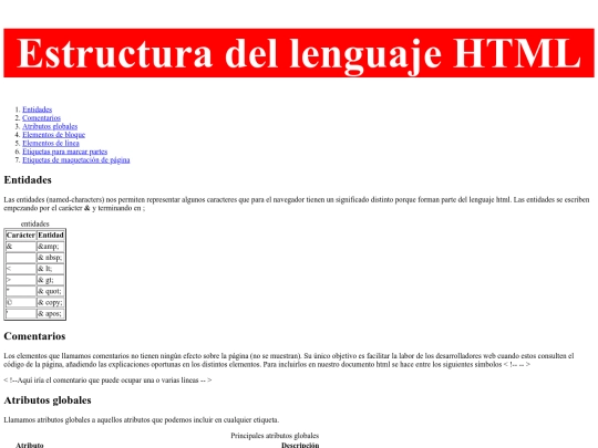 index screenshot