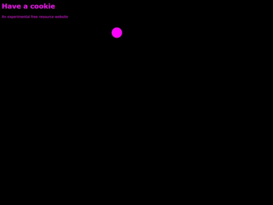 have a cookie screenshot