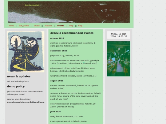 events screenshot