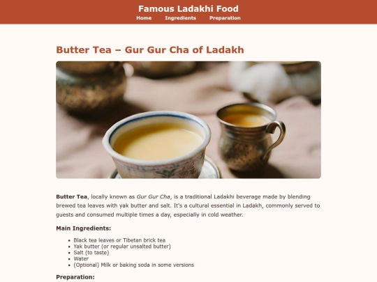 buttertea screenshot