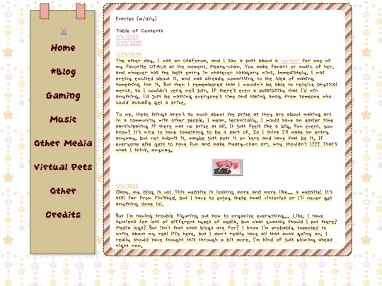 blog screenshot