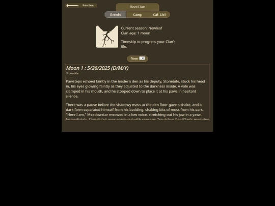 rootevents screenshot