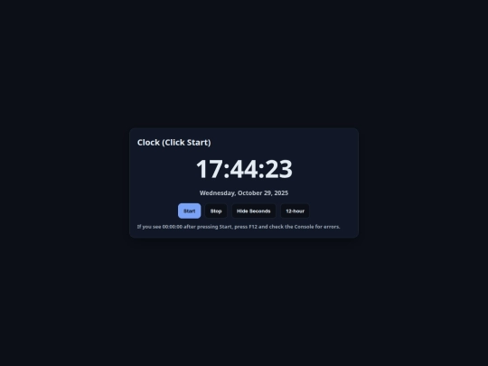 Homeworkclock screenshot