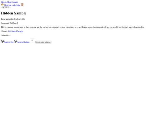 debug/hidden-sample screenshot