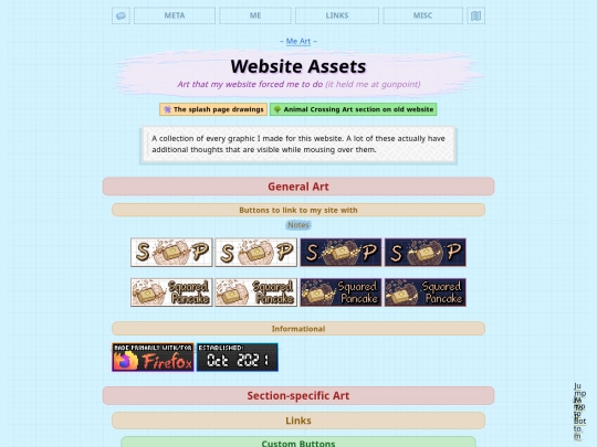 simple/me/art/website screenshot