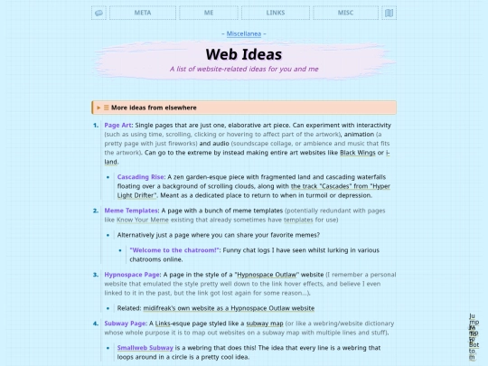 simple/misc/ideas screenshot