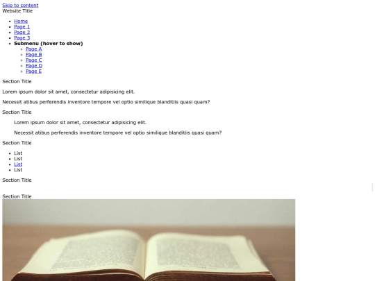 index screenshot