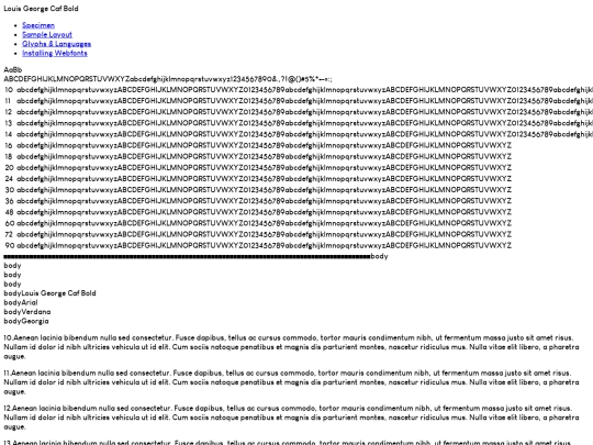webfontkit-20220306-170901/louis_george_cafe_bold-demo screenshot