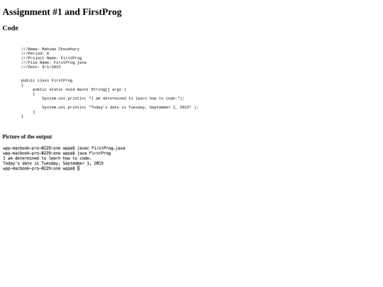 Intro/priniting/1/FirstProgram screenshot