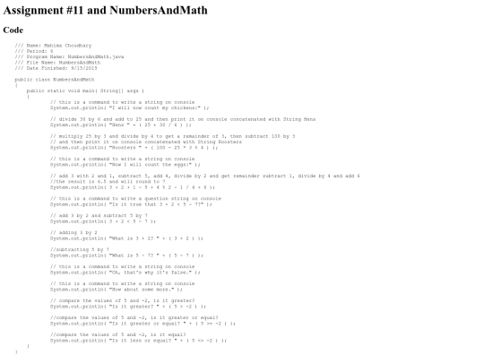 Intro/priniting/11/NumbersAndMath screenshot