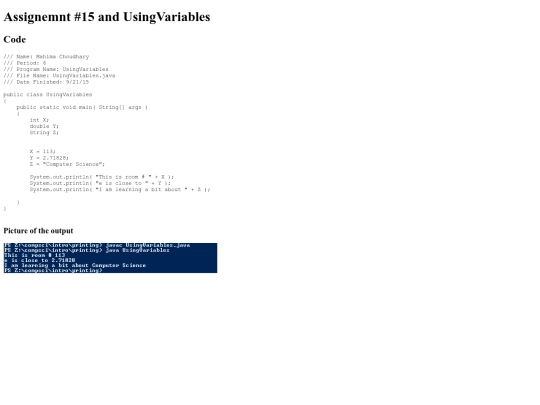 Intro/priniting/15/UsingVariables screenshot
