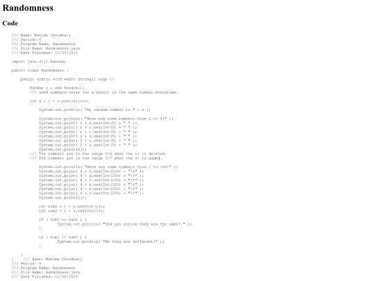 Intro/priniting/53/Randomness screenshot